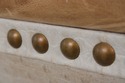 L73069: THOMASVILLE Pair Of Tufted Leather Stools