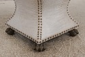 L73069: THOMASVILLE Pair Of Tufted Leather Stools
