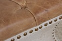 L73069: THOMASVILLE Pair Of Tufted Leather Stools
