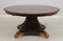 73074: Vintage Regency Style Mahogany Radial Table