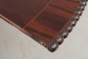 73074: Vintage Regency Style Mahogany Radial Table