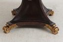 73074: Vintage Regency Style Mahogany Radial Table