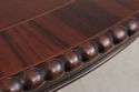73074: Vintage Regency Style Mahogany Radial Table