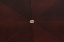 73074: Vintage Regency Style Mahogany Radial Table