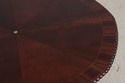 73074: Vintage Regency Style Mahogany Radial Table