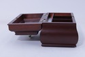 LF73096: VIRGINIA METALCRAFTERS Mahogany Rectangul