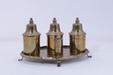 LF73115: MOTTAHEDEH Winterthur Brass Inkwell Stand