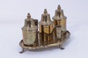 LF73115: MOTTAHEDEH Winterthur Brass Inkwell Stand