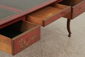 L73119: BAKER 3 Drawer Chinoiserie Style Leather T