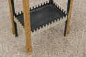 L73122: Neo-Gothic Painted Wood & Wire Birdcage On