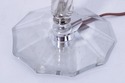 LF73128: Pair Of Tall Mid Century Modern Crystal &