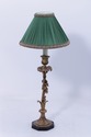 LF73129: Pair Of Bronze Louis XV Style Table Lamps