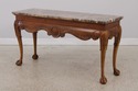 73134: CENTURY Chippendale Style Marble Top Consol