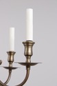 F73148: Colonial Style Brass 6 Light Chandelier