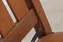 F73149: Antique L&JG STICKLEY Mission Oak Leather 
