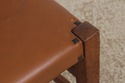 F73149: Antique L&JG STICKLEY Mission Oak Leather 