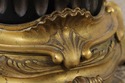73150: Vintage Louis XVI Style Bronze Marble Top P