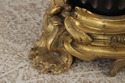 73150: Vintage Louis XVI Style Bronze Marble Top P