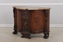 LF73156: Vintage Louis XV Style Carved Inlaid Comm
