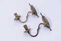 F73116: Pair Of MOTTAHEDEH Brass Winterthur Candle