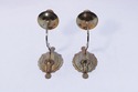 F73116: Pair Of MOTTAHEDEH Brass Winterthur Candle