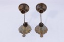 F73116: Pair Of MOTTAHEDEH Brass Winterthur Candle