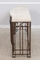 73177: French Style Iron & Steel Base Stone Top Co