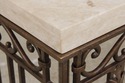 73177: French Style Iron & Steel Base Stone Top Co