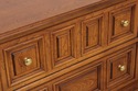 73186: Pair Of HENREDON Custom Folio 2 Drawer Oak 