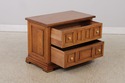 73186: Pair Of HENREDON Custom Folio 2 Drawer Oak 