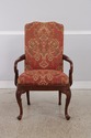 73198: Pair Of HENREDON Mahogany Tapestry Upholste