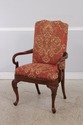 73198: Pair Of HENREDON Mahogany Tapestry Upholste
