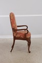 73198: Pair Of HENREDON Mahogany Tapestry Upholste