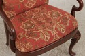 73198: Pair Of HENREDON Mahogany Tapestry Upholste