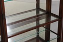 L73200: STATTON Cherry Chippendale Style Curio Cab