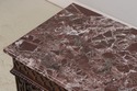 L73202: HENREDON Mahogany Marble Top Console Table