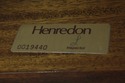L73202: HENREDON Mahogany Marble Top Console Table