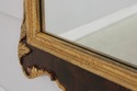 73204: LABARGE Giltwood Flame Walnut Frame Wall Mi