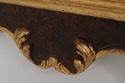 73204: LABARGE Giltwood Flame Walnut Frame Wall Mi
