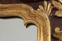 73204: LABARGE Giltwood Flame Walnut Frame Wall Mi