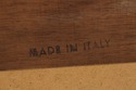 73204: LABARGE Giltwood Flame Walnut Frame Wall Mi