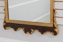 73204: LABARGE Giltwood Flame Walnut Frame Wall Mi