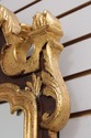 73204: LABARGE Giltwood Flame Walnut Frame Wall Mi