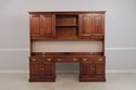 73217: STATTON Large Cherry Workspace Desk w. Hutc
