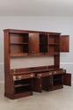 73217: STATTON Large Cherry Workspace Desk w. Hutc