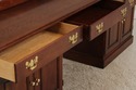 73217: STATTON Large Cherry Workspace Desk w. Hutc