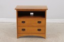73226: STICKLEY Mission Oak 2 Drawer Media Console