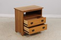 73226: STICKLEY Mission Oak 2 Drawer Media Console