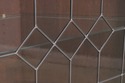 73227:STICKLEY Mission Oak Leaded Glass Corner Cab