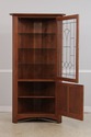 73227:STICKLEY Mission Oak Leaded Glass Corner Cab